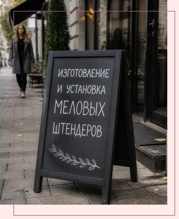 Меловые штендеры в Рославле по цене от 6679 р. | Аванза-Рлв
